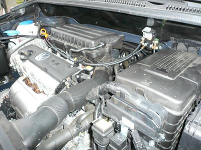 Motorraum VW Golf Plus